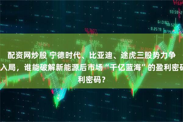 配资网炒股 宁德时代、比亚迪、途虎三股势力争相入局，谁能破解新能源后市场“千亿蓝海”的盈利密码？